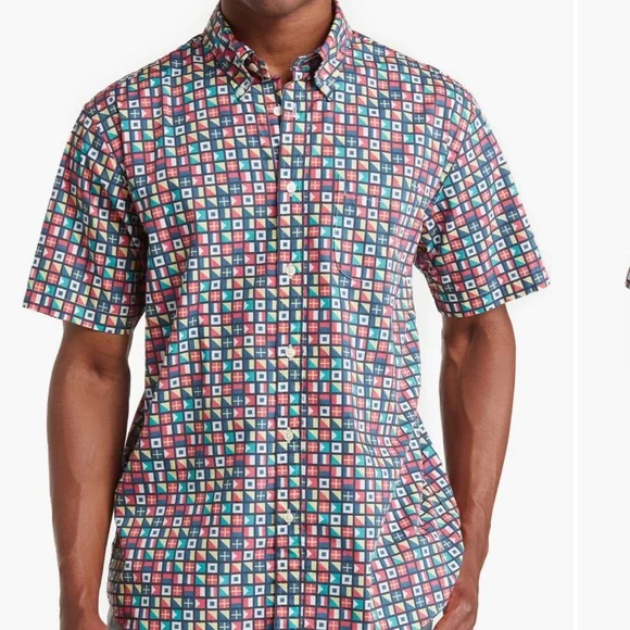 brooks brothers short sleeve dress shirts Brooks Brothers Men's Short Sleeve Button Dress Shirt, Stripes, 16-33